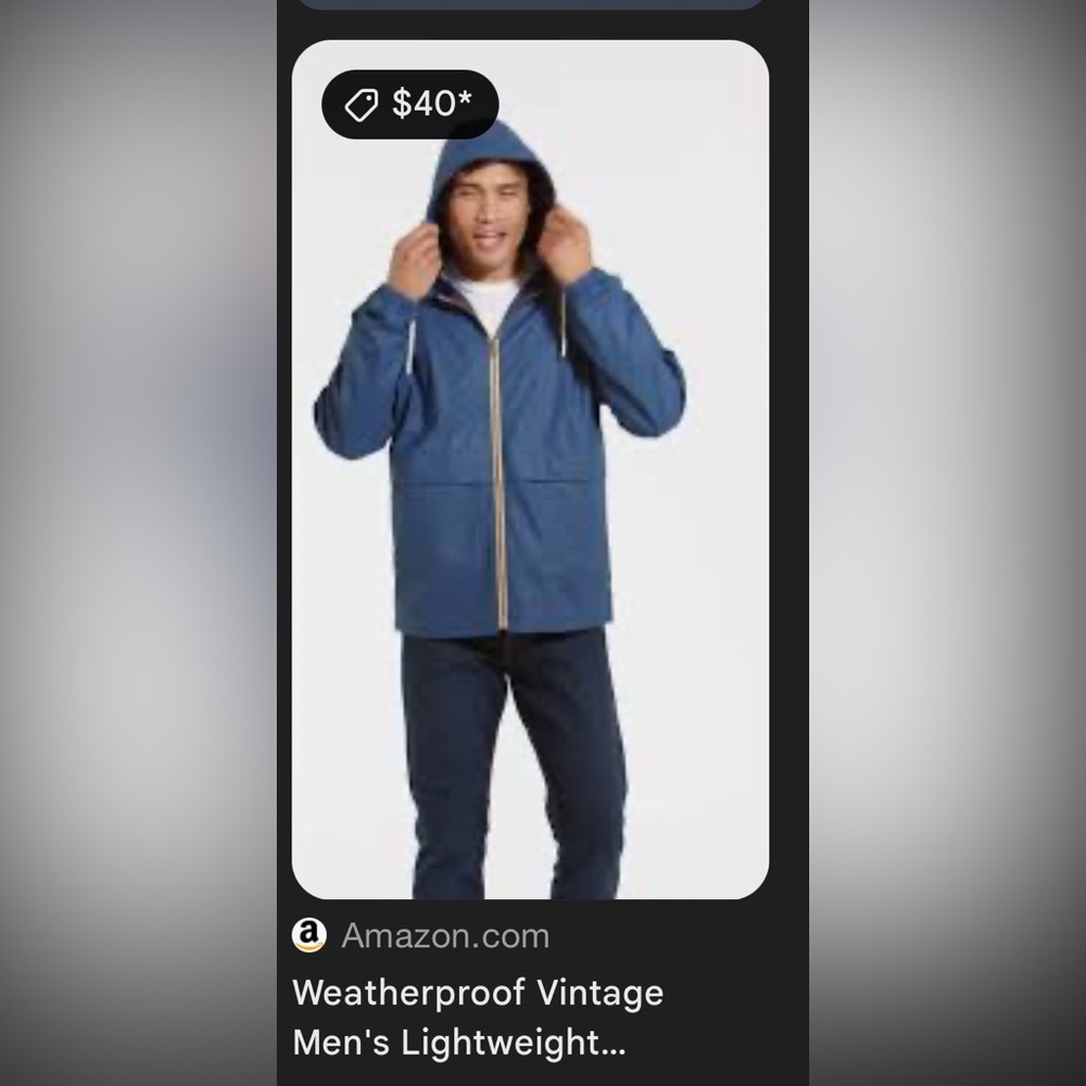 Weatherproof Vintage Men's Blue Jacket